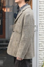 画像10: orslow (オアスロウ) RELAX FIT HARRIS TWEED JACKET [KHAKI] (10)