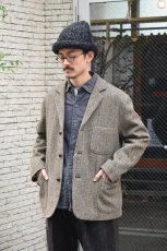 画像5: orslow (オアスロウ) RELAX FIT HARRIS TWEED JACKET [KHAKI] (5)