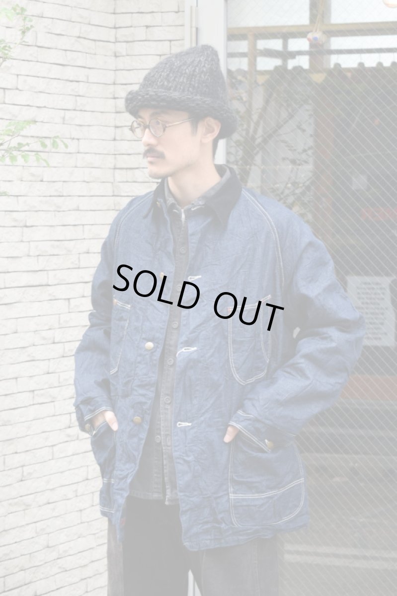 画像3: orslow (オアスロウ) WOOL LINER RELAX FIT DENIM COVERALL [ONE WASH] (3)