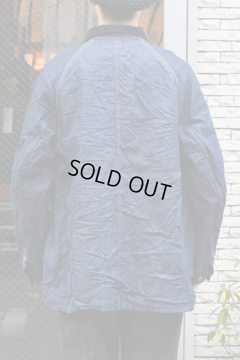 画像10: orslow (オアスロウ) WOOL LINER RELAX FIT DENIM COVERALL [ONE WASH] (10)