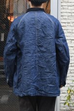 画像10: orslow (オアスロウ) WOOL LINER RELAX FIT DENIM COVERALL [ONE WASH] (10)