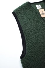 画像5: COLDBREAKER (コールドブレーカー) V NECK ZIP VEST [DARK GREEN] (5)