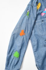 画像23: Behind The River (ビハインドザリバー) BTR×Lucy OAXACA Souvenir Chambray Shirt [BLUE/COLORFUL] (23)