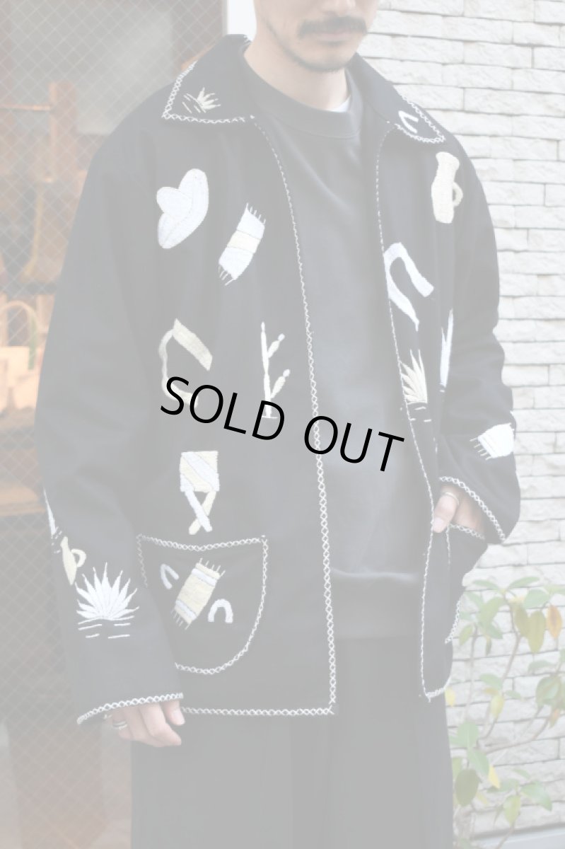 画像3: oaxaca (オアハカ) Souvenir Jacket [BLACK] (3)