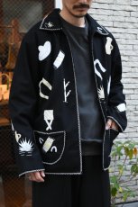 画像3: oaxaca (オアハカ) Souvenir Jacket [BLACK] (3)