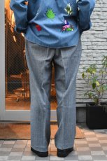 画像8: CEASTERS (ケステル) 1Pleat Trousers [GREY HERRINGBONE CHECK] (8)