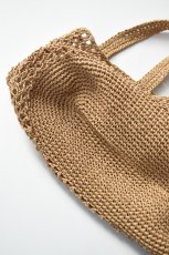 画像5: 東北クロッシェ 笹編み手提 大 (5)