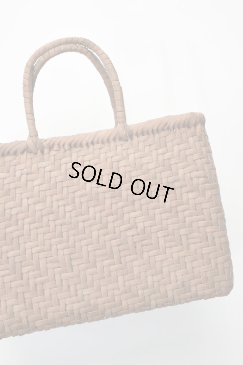 画像2: 山形 山葡萄 かごバッグ あじろ編み 丸口 大 (2)