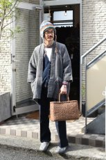 画像8: 山形 山葡萄 かごバッグ あじろ編み 丸口 大 (8)