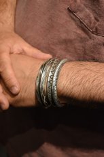 画像5: MANANAS (マナナス) MEETS / ichie Exclusive "TOBIKANNA" Stamp Triangle Bangle (5)