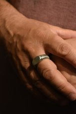 画像5: MANANAS (マナナス) MEETS / ichie Exclusive "TOBIKANNA" Stamp Oval Open Ring (5)