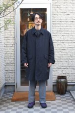 画像9: SCYE BASICS (サイベーシックス) High Density Mil Cloth Coat [BLACK] (9)