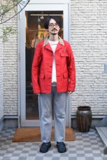 画像5: SCYE BASICS (サイベーシックス) Cotton Duck Chore Jacket [RED] (5)