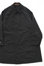 画像1: SCYE BASICS (サイベーシックス) High Density Mil Cloth Coat [BLACK] (1)