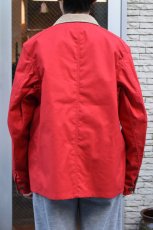画像10: SCYE BASICS (サイベーシックス) Cotton Duck Chore Jacket [RED] (10)