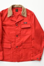 画像1: SCYE BASICS (サイベーシックス) Cotton Duck Chore Jacket [RED] (1)