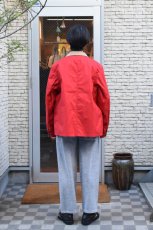 画像7: SCYE BASICS (サイベーシックス) Cotton Duck Chore Jacket [RED] (7)