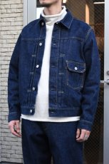 画像3: SCYE BASICS (サイベーシックス) Selvedge Denim Jacket Type1 [INDIGO] (3)