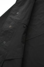 画像22: SCYE BASICS (サイベーシックス) High Density Mil Cloth Coat [BLACK] (22)