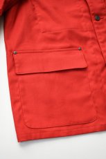 画像16: SCYE BASICS (サイベーシックス) Cotton Duck Chore Jacket [RED] (16)