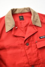 画像11: SCYE BASICS (サイベーシックス) Cotton Duck Chore Jacket [RED] (11)