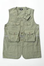画像2: MODMNT (モドメント) KNOCK ABOUT VEST [GREEN] (2)