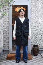 画像3: MODMNT (モドメント) KNOCK ABOUT VEST [BLACK] (3)