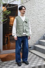 画像10: MODMNT (モドメント) KNOCK ABOUT VEST [GREEN] (10)