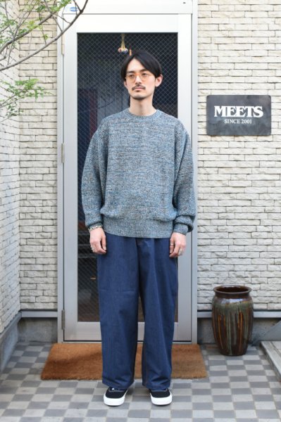 MEIAS (メイアス) LINEN MIX PO [BLUE MIX]