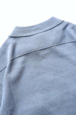 画像17: MEIAS (メイアス) LINEN CHAMBRAY KNIT SHIRTS [INDIGO] (17)