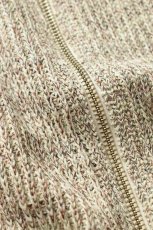 画像15: MEIAS (メイアス) LINEN MIX ZIP VEST [BEIGE MIX] (15)