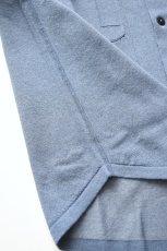 画像15: MEIAS (メイアス) LINEN CHAMBRAY KNIT SHIRTS [INDIGO] (15)