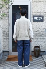 画像7: MEIAS (メイアス) LINEN MIX ZIP VEST [BEIGE MIX] (7)