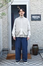 画像5: MEIAS (メイアス) LINEN MIX ZIP VEST [BEIGE MIX] (5)