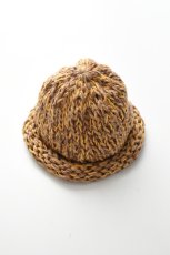 画像1: Indietro Association (インディエトロアソシエーション) Roll Knit Cap [BEIGE] (1)