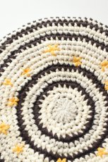 画像2: Indietro Association (インディエトロアソシエーション) Twinkle Star Knit Beret [IVORY] (2)