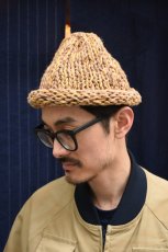 画像9: Indietro Association (インディエトロアソシエーション) Roll Knit Cap [BEIGE] (9)
