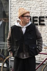 画像6: Indietro Association (インディエトロアソシエーション) Roll Knit Cap [BEIGE] (6)