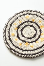 画像1: Indietro Association (インディエトロアソシエーション) Twinkle Star Knit Beret [IVORY] (1)