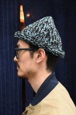 画像10: Indietro Association (インディエトロアソシエーション) Roll Knit Cap [BLACK] (10)