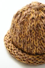 画像2: Indietro Association (インディエトロアソシエーション) Roll Knit Cap [BEIGE] (2)