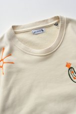 画像10: jawandi (ジャワンディ) EMBROIDERED CREW SWEAT [CACTUS/NATURAL] (10)