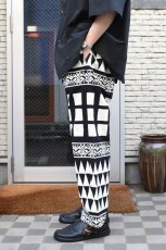 画像8: jawandi (ジャワンディ) SANTAI PANT BATIK [STRIPE BARONG/BLACK/NATURAL] (8)