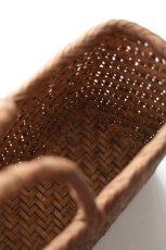 画像6: 山形 山葡萄 かごバッグ あじろ編み 横長 特大 (6)