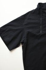 画像13: MODMNT (モドメント) STAND COLLAR ZIP SHIRT [NAVY] (13)