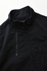 画像11: MODMNT (モドメント) STAND COLLAR ZIP SHIRT [NAVY] (11)