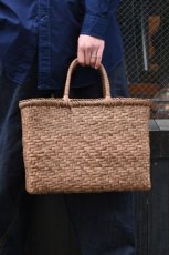 画像7: 山形 山葡萄 かごバッグ あじろ編み 角型 大 (7)