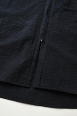 画像16: MODMNT (モドメント) STAND COLLAR ZIP SHIRT [NAVY] (16)
