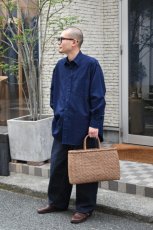 画像8: 山形 山葡萄 かごバッグ あじろ編み 横長 特大 (8)