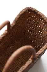 画像6: 山形 山葡萄 かごバッグ あじろ編み 角型 大 (6)